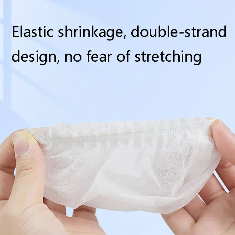 50 Pairs Earphone Disposable Dust Cover Game Headset Non-Woven Protective Cover 50 Pairs of Independent (Black) 50