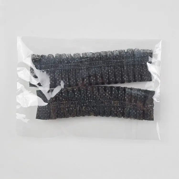 50 Pairs Earphone Disposable Dust Cover Game Headset Non-Woven Protective Cover 50 Pairs of Independent (Black) 50