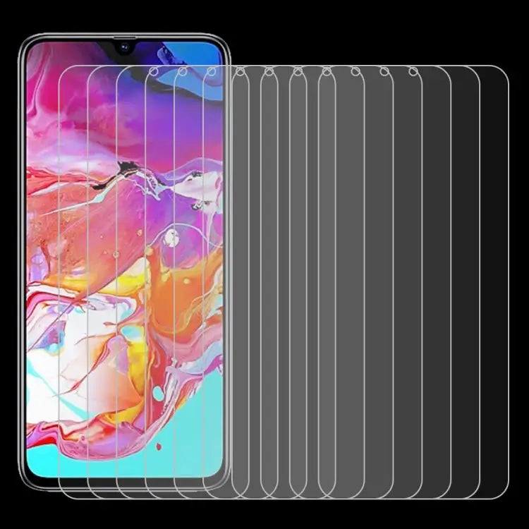 50 PCS 0.26mm 9H 2.5D Tempered Glass Film for Galaxy A70 No Retail Package For Galaxy A70 - For Galaxy A70
