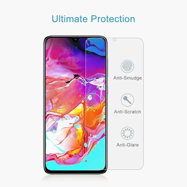 50 PCS 0.26mm 9H 2.5D Tempered Glass Film for Galaxy A70 No Retail Package For Galaxy A70 - For Galaxy A70