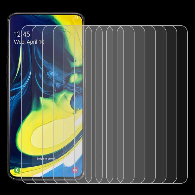 50 PCS 0.26mm 9H 2.5D Tempered Glass Film for Galaxy A80/A90 No Retail Package For Galaxy A80 - For Galaxy A80