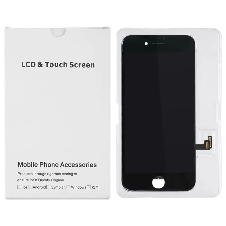 50 PCS Cardboard Packaging White Box for iPhone 8 / 7 LCD Screen - i7 / i8 Packaging Box