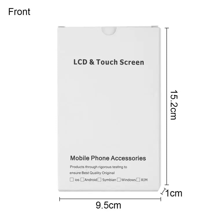 50 PCS Cardboard Packaging White Box for iPhone 8 / 7 LCD Screen - i7 / i8 Packaging Box