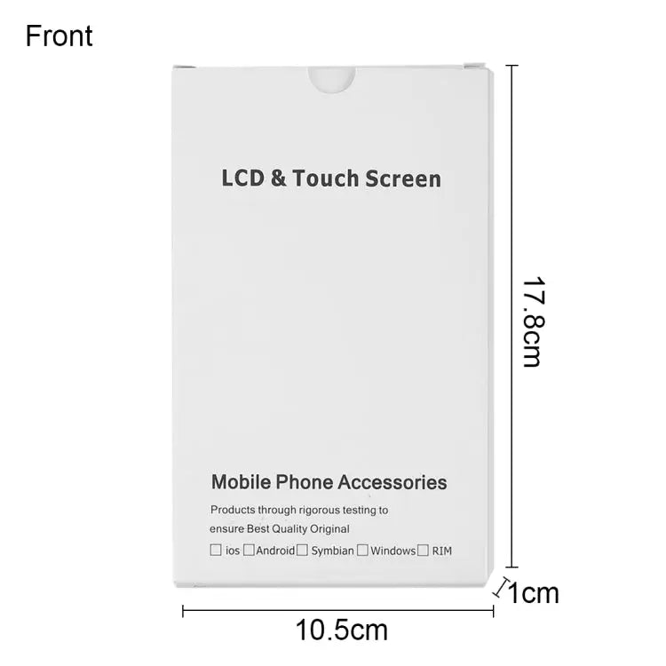 50 PCS Cardboard Packaging White Box for iPhone 8 Plus / 7 Plus LCD Screen i8 Plus / i7 Plus Packaging Box - i8 Plus