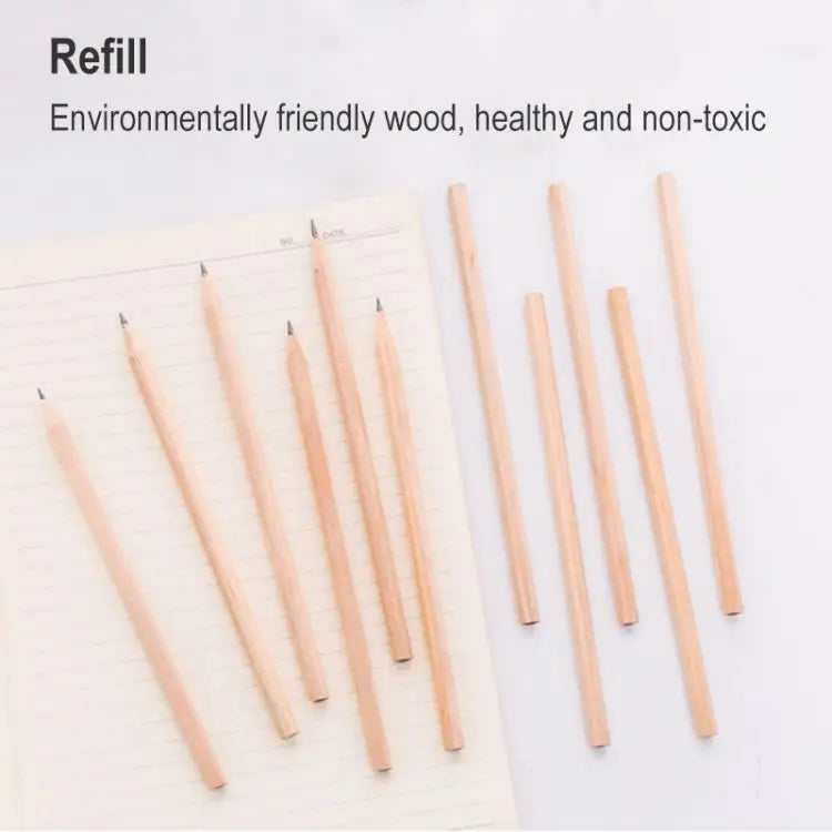 50 PCS Crude Wood Environmental Protection HB Pencils Painting Pencils for Kids School Office Supplies - HB Pencils