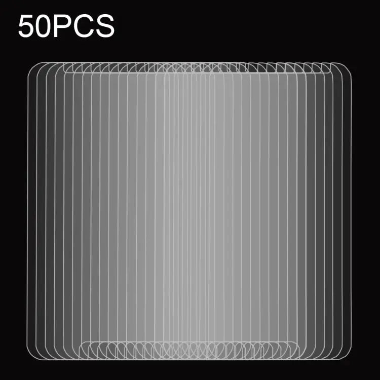 50 PCS For Galaxy J3 (2017) (EU Version) 0.26mm 9H Surface Hardness 2.5D Explosion-proof Non-full Screen Tempered Glass