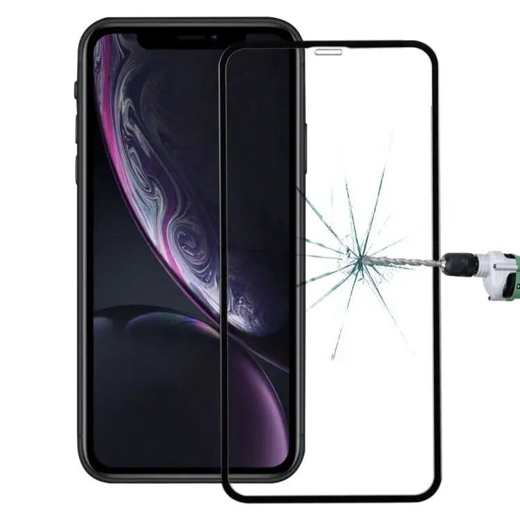 50 PCS Full Screen Carbon Fiber Soft Edges Tempered Glass Film for iPhone 11 Pro Max / XS Max - For iPhone 11 Pro Max