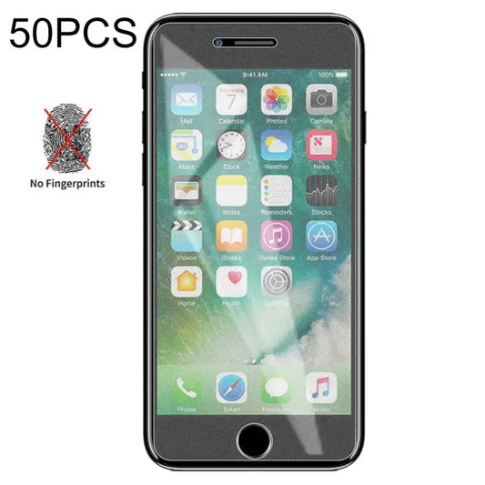 50 PCS Non-Full Matte Frosted Tempered Glass Film for iPhone 7 Plus / 8 Plus - For iPhone 7 Plus / 8 Plus(50 PCS)