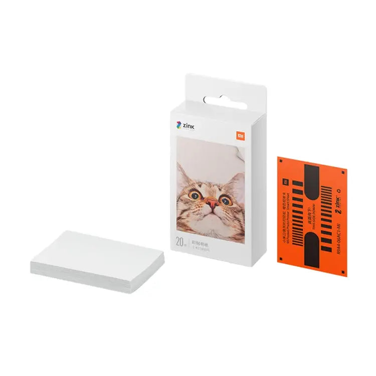 50 PCS Original Xiaomi Print Photographic Paper Paste Paper for Xiaomi Pocket Photo Printer - Pocket Photo Printer Paper