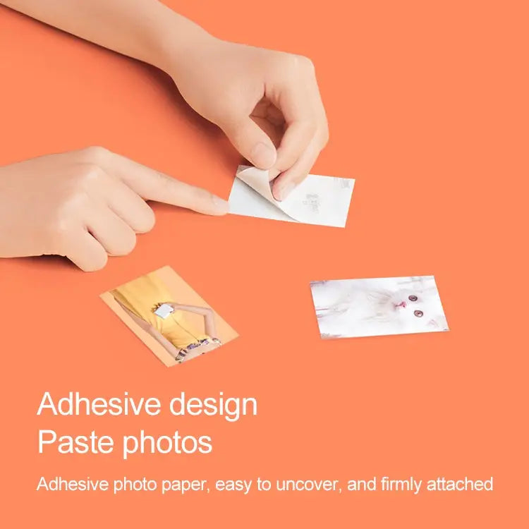 50 PCS Original Xiaomi Print Photographic Paper Paste Paper for Xiaomi Pocket Photo Printer - Pocket Photo Printer Paper
