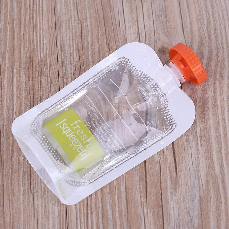 50 PCS Puree Extruder Squeeze Pouch Food Distribution Storage Bag Compatible with HC14554 Food Dispenser Storage Bag