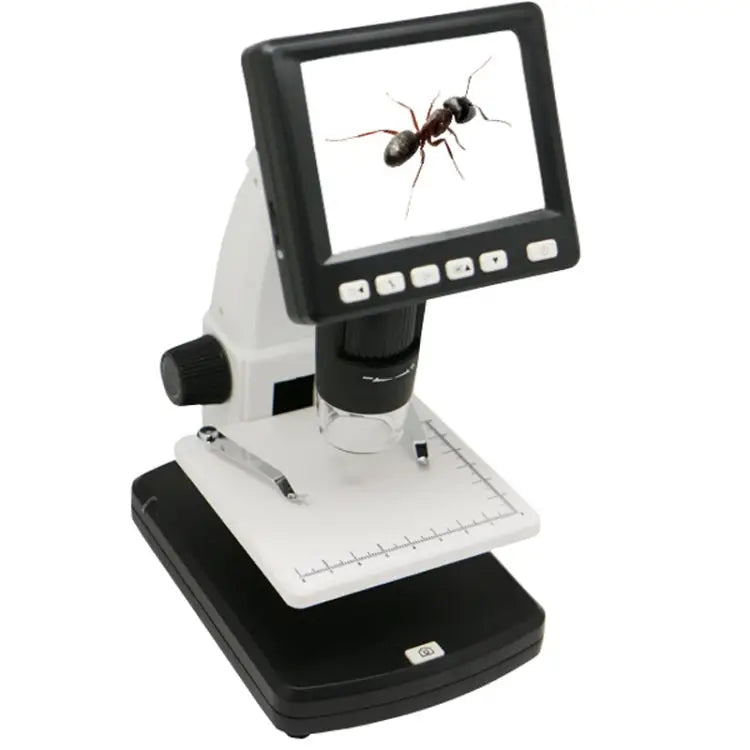 500X 5 Mega Pixels 3.5 inch LCD Standalone Digital Microscope with 8 LEDs Support TF Card up to 32G (DMS-038M) DMS-038M
