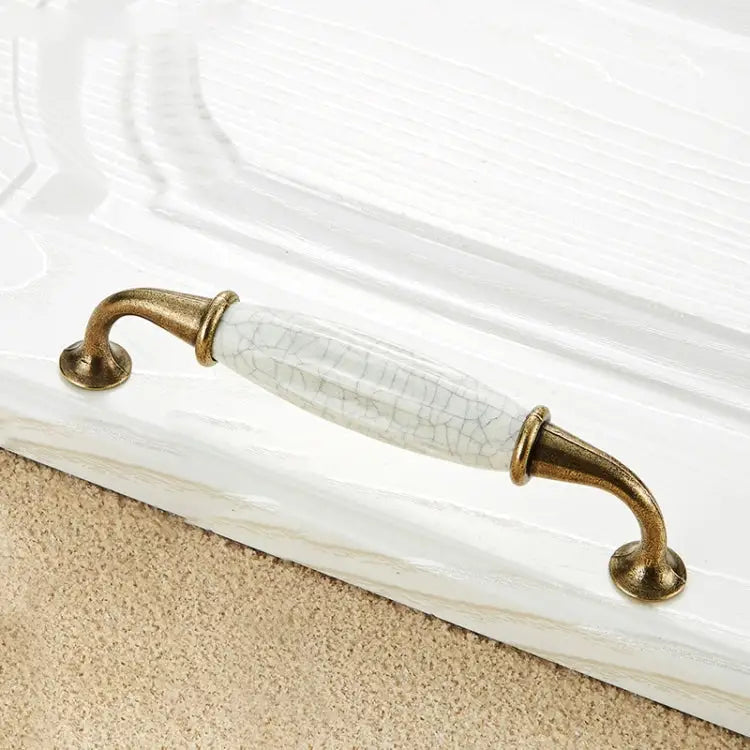 5025_128 Ceramic Crack Closet Cabinet Handle Pitch: 128mm 5025_128 - 5025_128