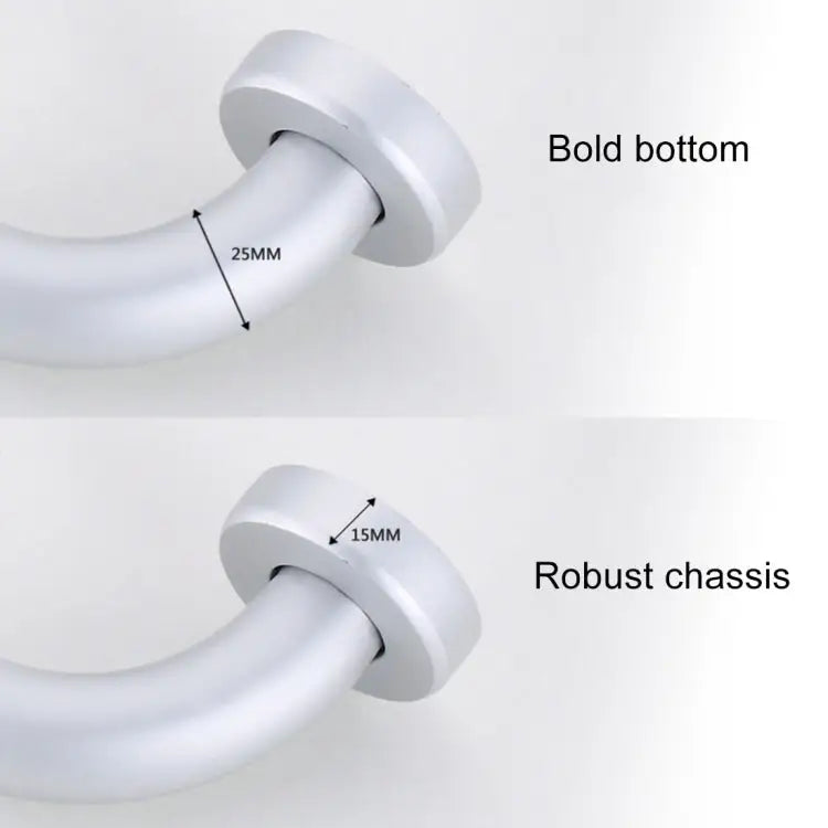 50cm Space Aluminum Bathroom Barrier-free and Safe Armrest 50cm - 50cm