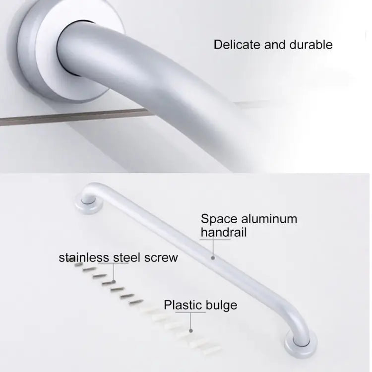 50cm Space Aluminum Bathroom Barrier-free and Safe Armrest 50cm - 50cm