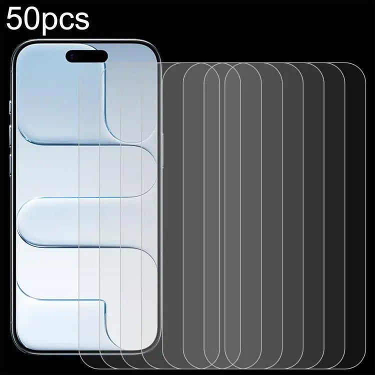 50pcs 0.26mm 9H 2.5D Tempered Glass Film - For iPhone Air - Apple Accessories
