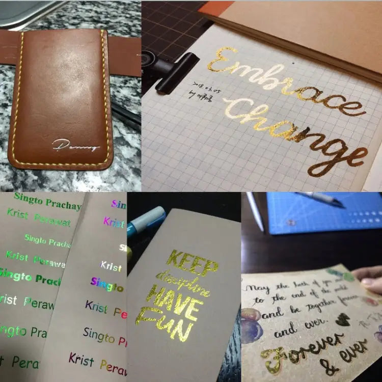 50pcs / Pack A4 Size Foil Papers Random One Color Delivery A4 Size Foil Papers - A4 Size Foil Papers