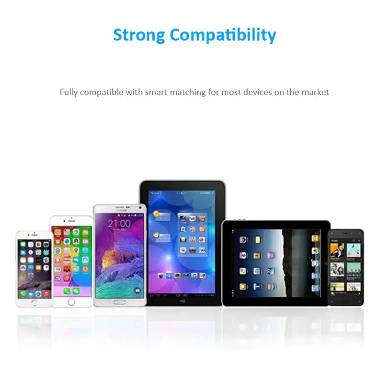 50W 6 USB Ports + 2 USB-C / Type-C Ports + Wireless Charging Multi-function Charger with LED Display & Detachable Bezel