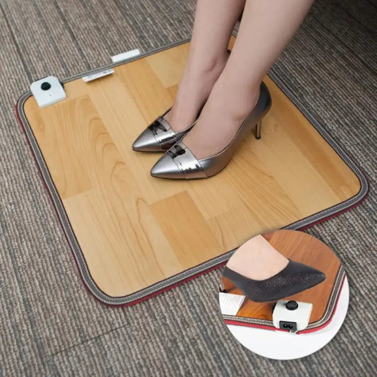 50x30cm Feet Warmer Electric Artifact Plug Heating Mat Office Heating Pad Warm Feet Thermostat Warm Feet Thermostat