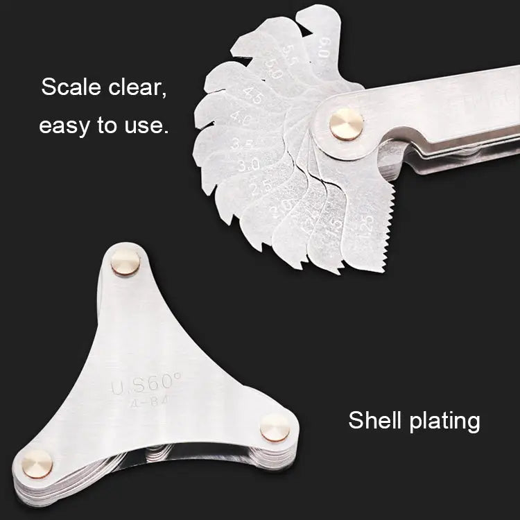 51 PCS US Screw Pitch Thread Blades 60 Degrees CR Stainless Steel Thread Gauge 51 PCS Thread Gauge - 51 PCS Thread Gauge