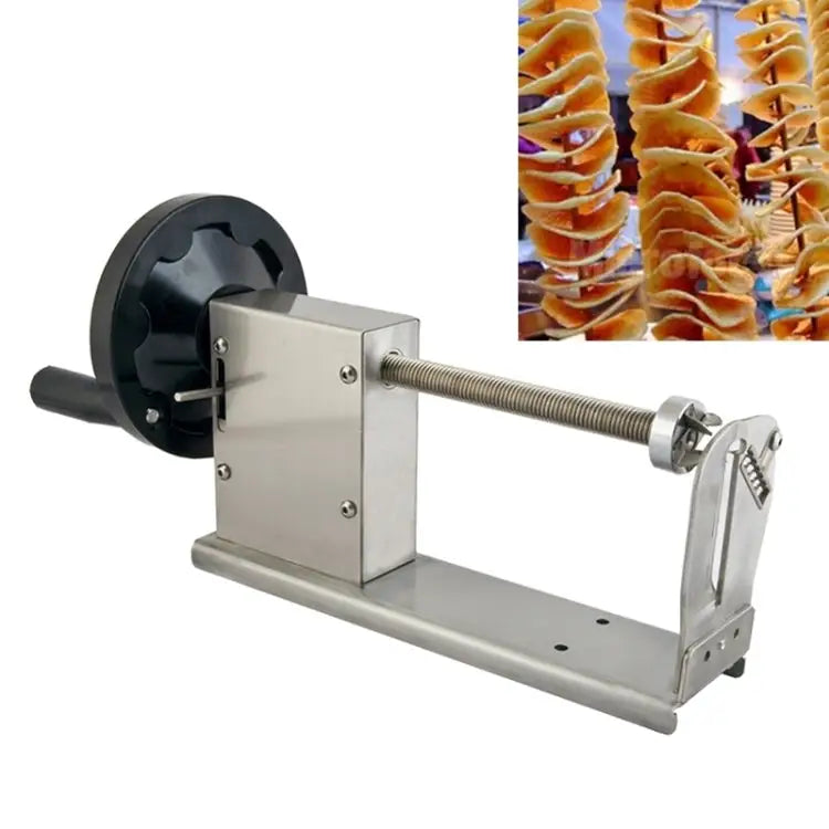 528-1 Manual Twisted Potato Cutter,Potato Chips Slicer,High Quality French Fry Cutter Manual stretching - Manual