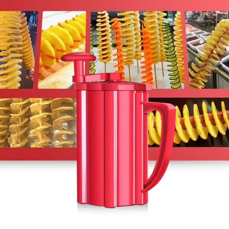 528-6 Popular Tornado Potato Slicer Manual Twist Spiral Potato Cutter Whirlwind Potatoes Machine Potato Vegetables