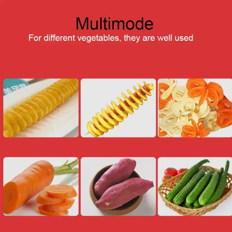 528-6 Popular Tornado Potato Slicer Manual Twist Spiral Potato Cutter Whirlwind Potatoes Machine Potato Vegetables