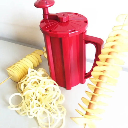 528-6 Popular Tornado Potato Slicer Manual Twist Spiral Potato Cutter Whirlwind Potatoes Machine Potato Vegetables