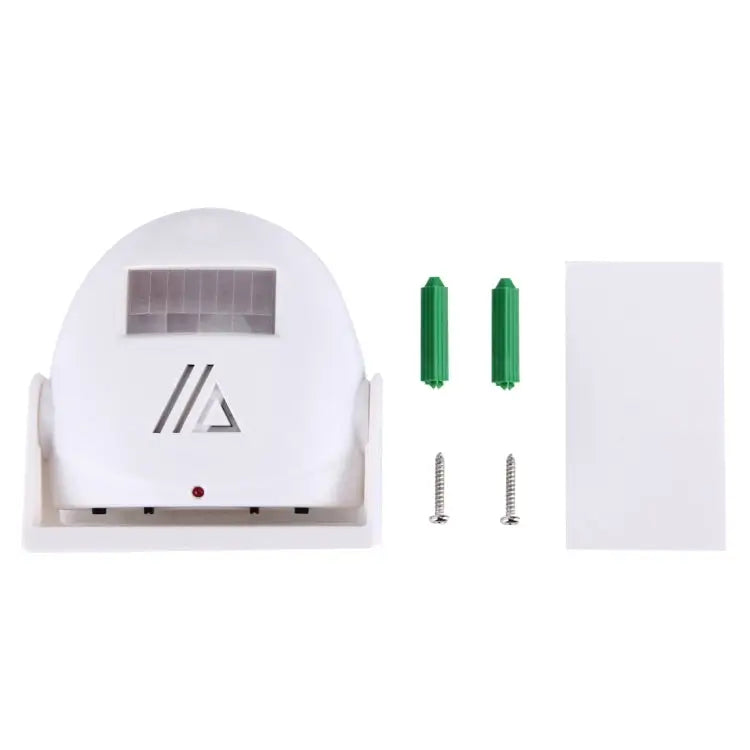 5301 Wireless Infrared Motion Sensor Welcome Alarm Intelligent Greeting Warning Doorbell IR Distance: 10m 5301 White