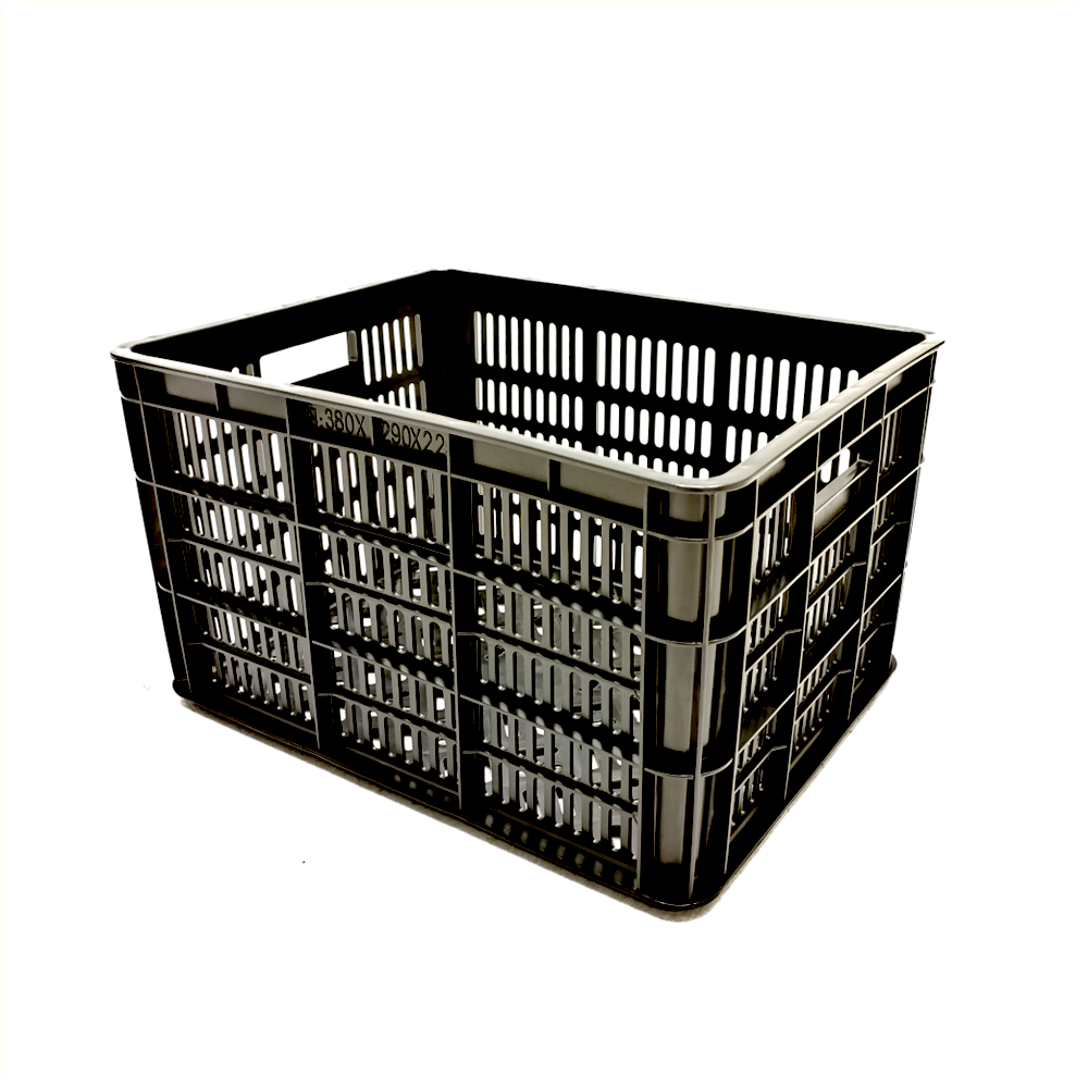 FG1401B Krat zwart PVC 30L