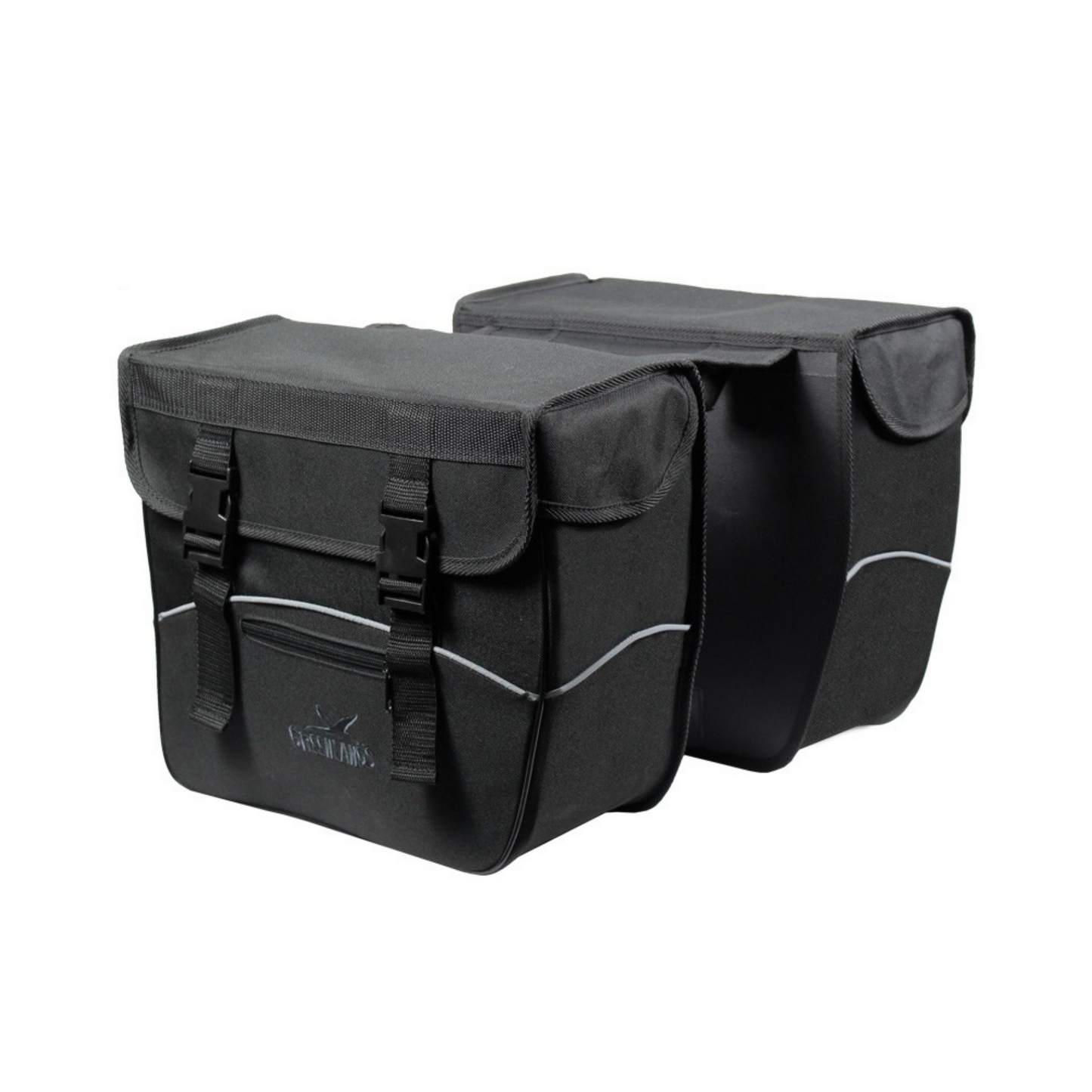 BB0104A Tas dubbel zwart/zwart