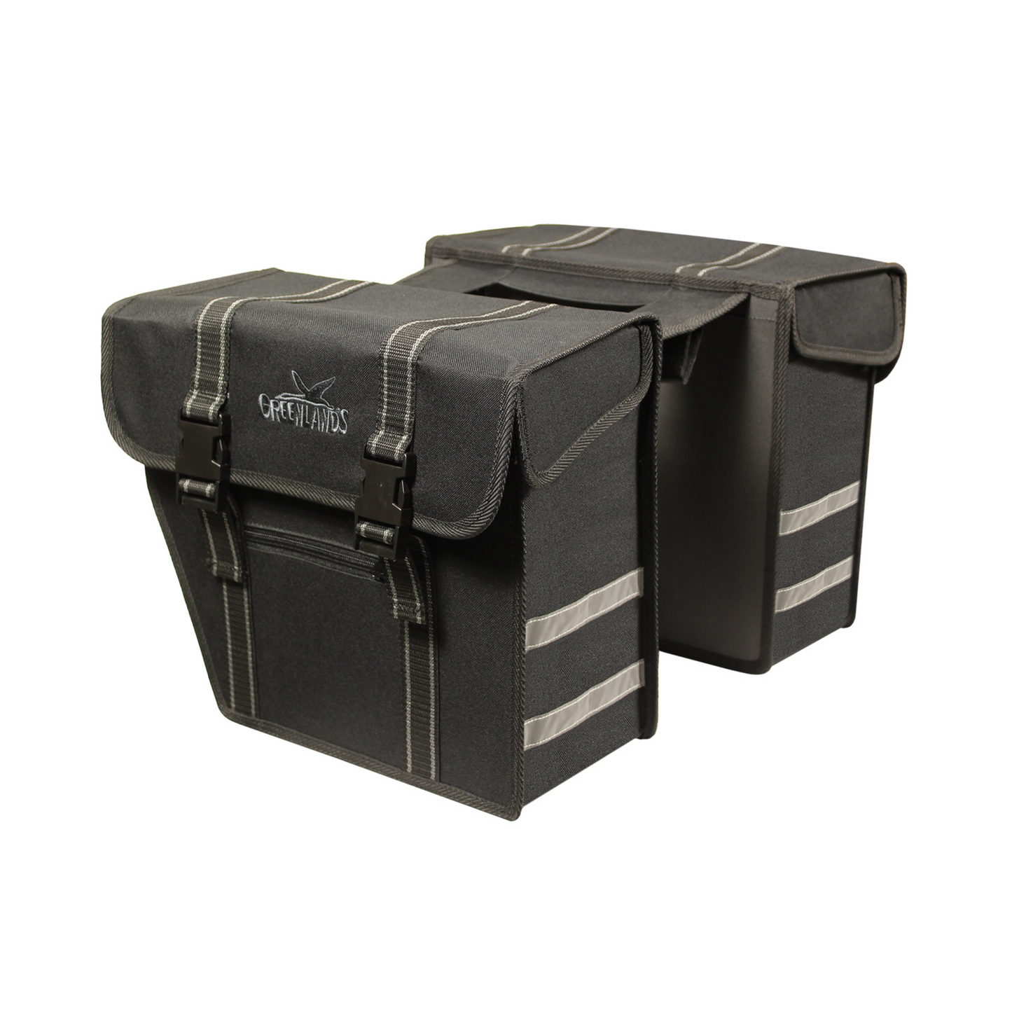 BB0102A Tas dubbel zwart/zwart 25L