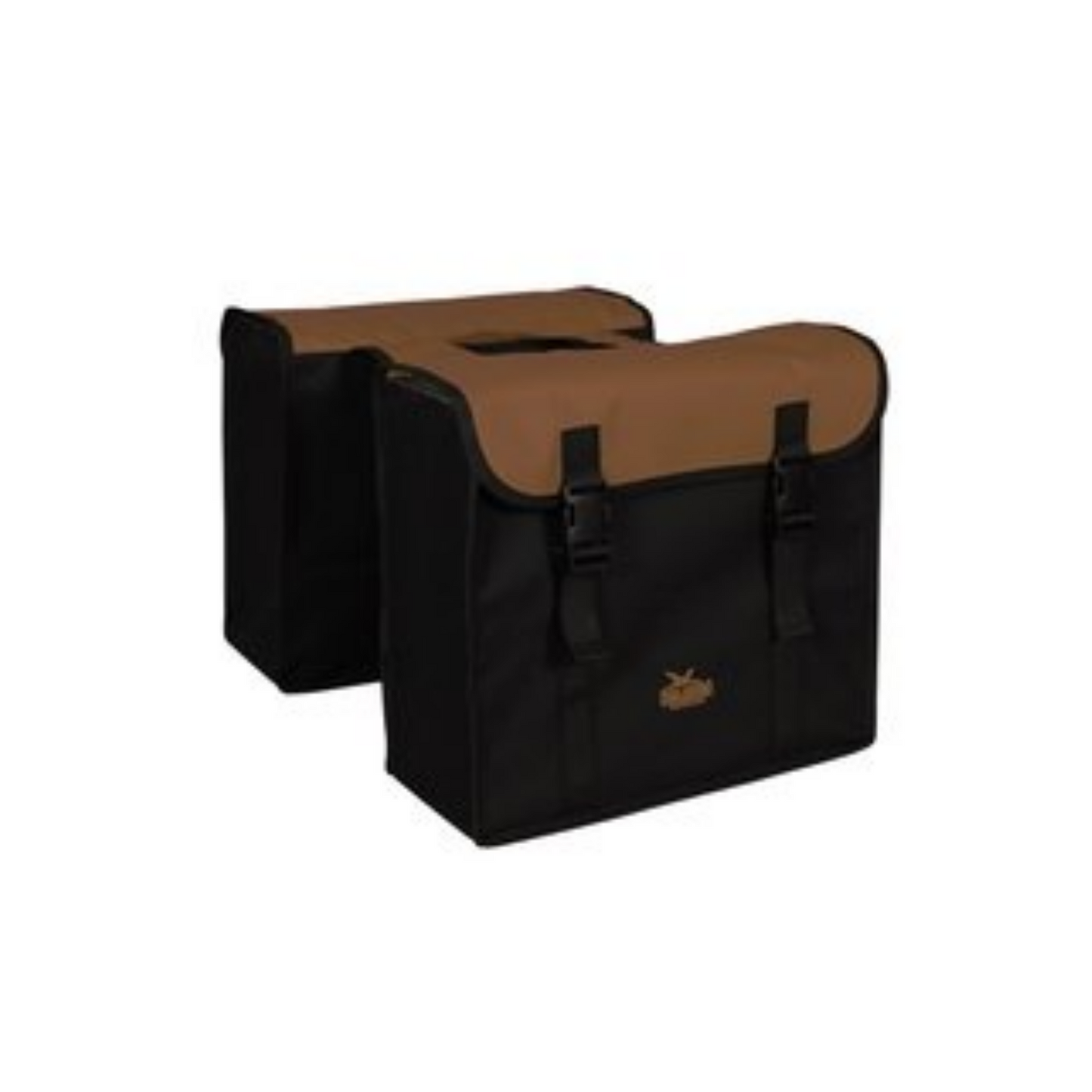BC0805A Tas dubbel zwart/bruin 34L