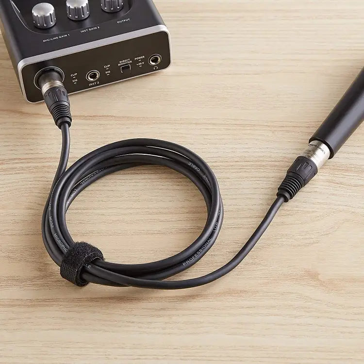 5m 3-Pin XLR Male to XLR Female Microphone Cable Length: 5m - Length: 5m