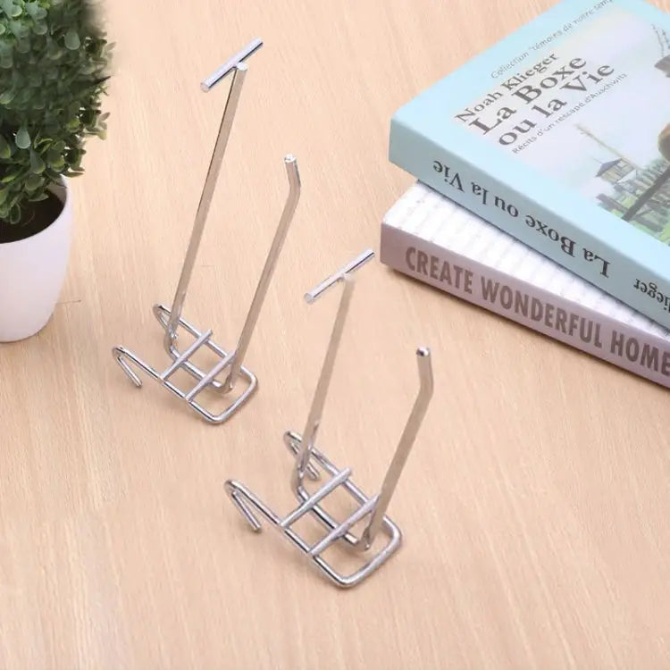 5pcs 5.8mm Supermarket Iron Grid Shelf Double Hook Length: 15cm 5.8mm 15cm - 5.8mm 15cm