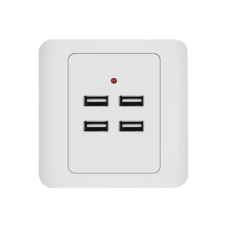 5V 3.1A 4 Ports USB Wall Charger Adapter Dock Station Socket Power Panel 36V input 4 Ports USB 2.0 - 4 Ports USB 2.0