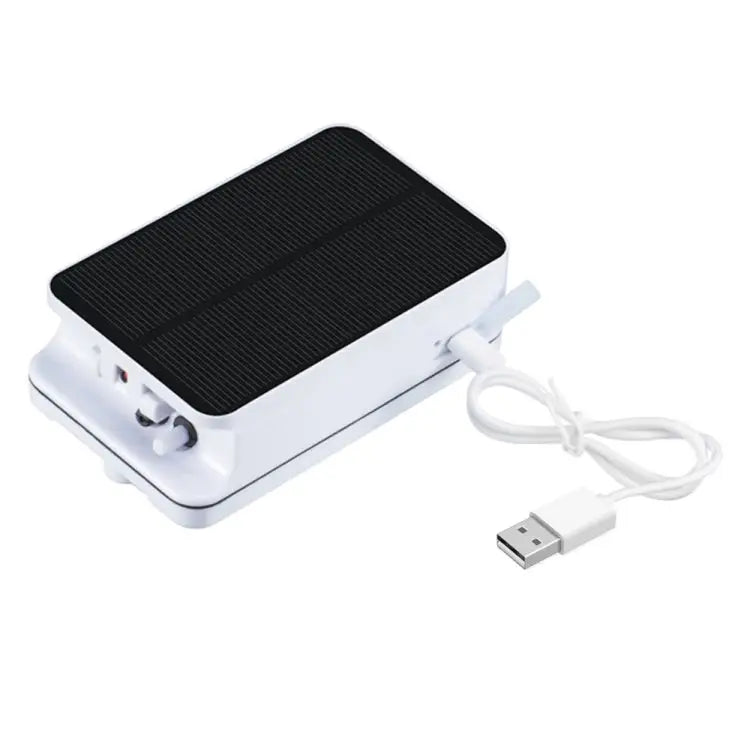 5V Foldable Aquarium Fish Tank Solar Power Air Pump Oxygenator US Plug Solar Power Oxygenator - Solar Power Oxygenator