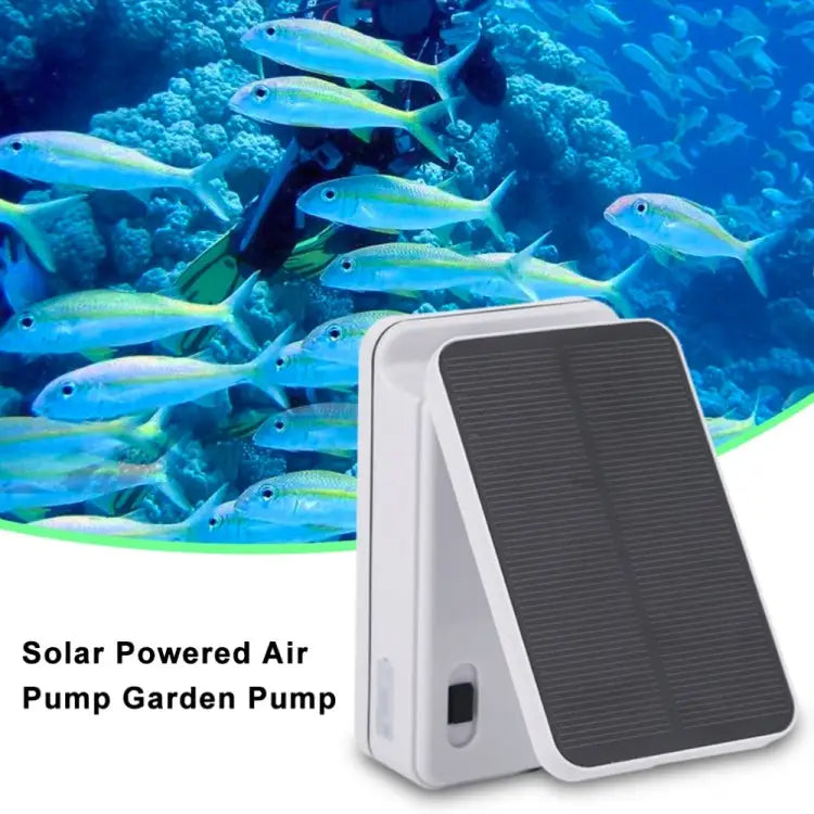 5V Foldable Aquarium Fish Tank Solar Power Air Pump Oxygenator US Plug Solar Power Oxygenator - Solar Power Oxygenator
