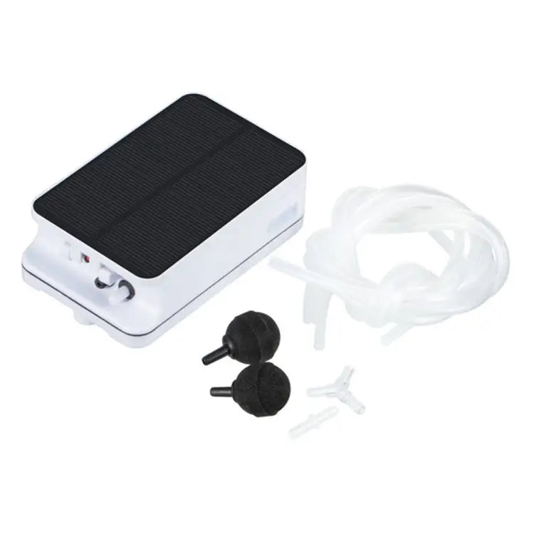 5V Foldable Aquarium Fish Tank Solar Power Air Pump Oxygenator US Plug Solar Power Oxygenator - Solar Power Oxygenator