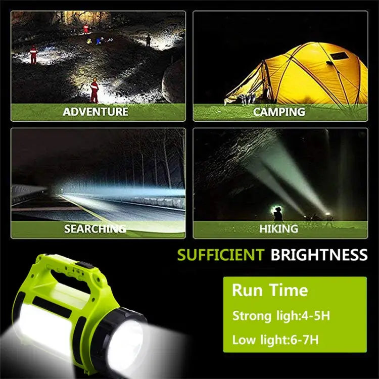 5W 1000LM USB Charging Outdoor Portable LED Searchlight with USB Export Function