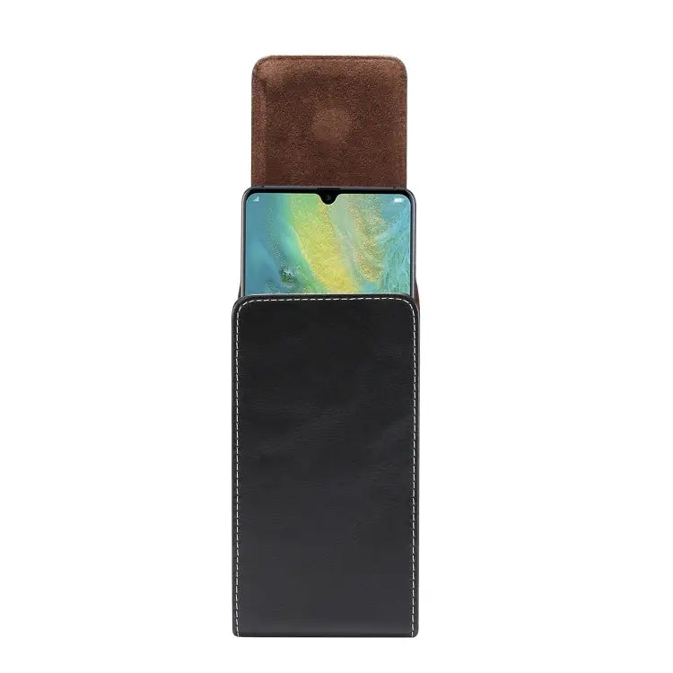 6.9 inch Universal Vertical Lambskin Texture Waist Bag for Huawei Mate 20x，Xiaomi Max - For 6.9 inch