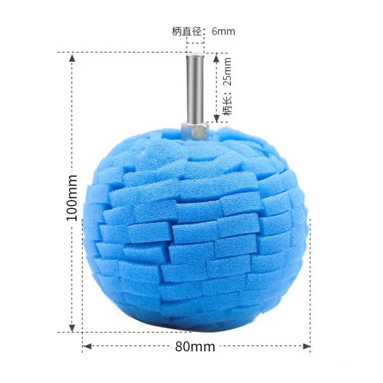 6 in 1 3 inch Car Polishing Disc Set Wheel Rim Polishing Waxing Sponge 6 in 1 - 6 in 1