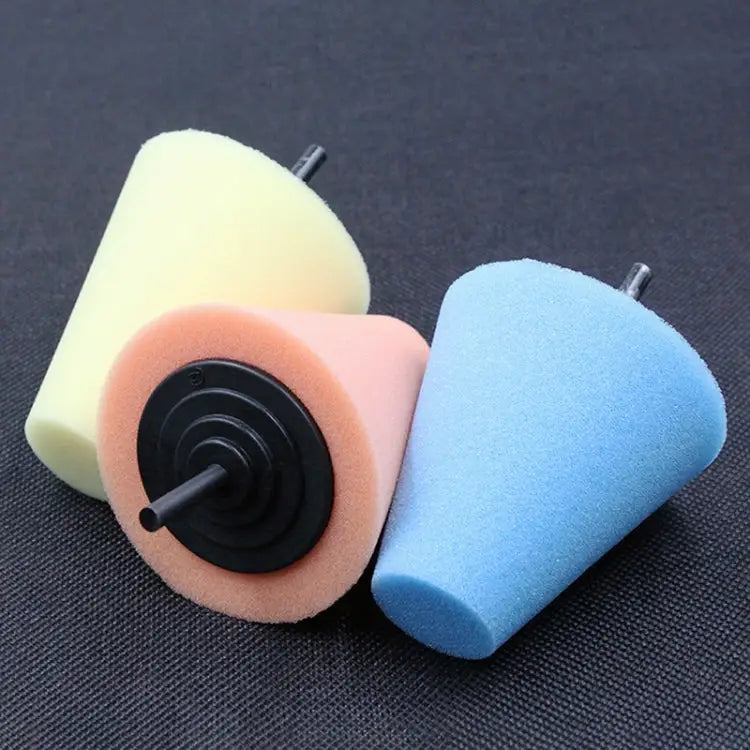 6 in 1 3 inch Car Polishing Disc Set Wheel Rim Polishing Waxing Sponge 6 in 1 - 6 in 1
