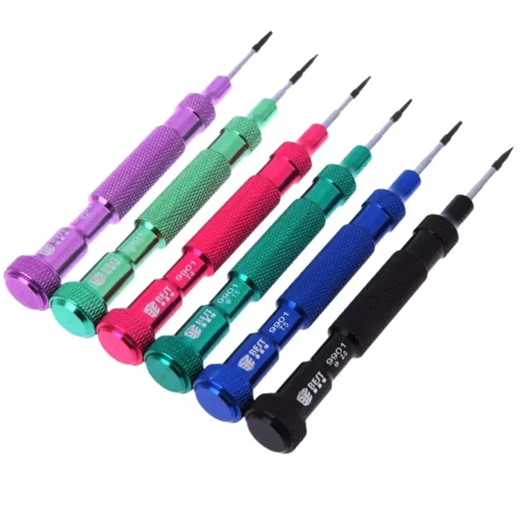6 in 1 Precision Screwdriver Set Magnetic Electronic Screwdrivers Set for Mobile Phone Notebook Laptop Tablet 9901S