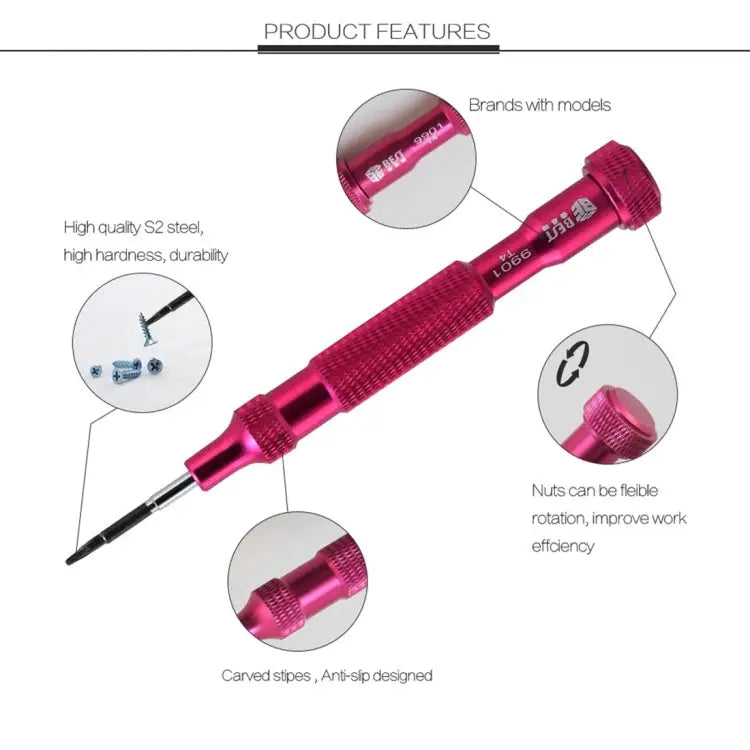 6 in 1 Precision Screwdriver Set Magnetic Electronic Screwdrivers Set for Mobile Phone Notebook Laptop Tablet 9901S