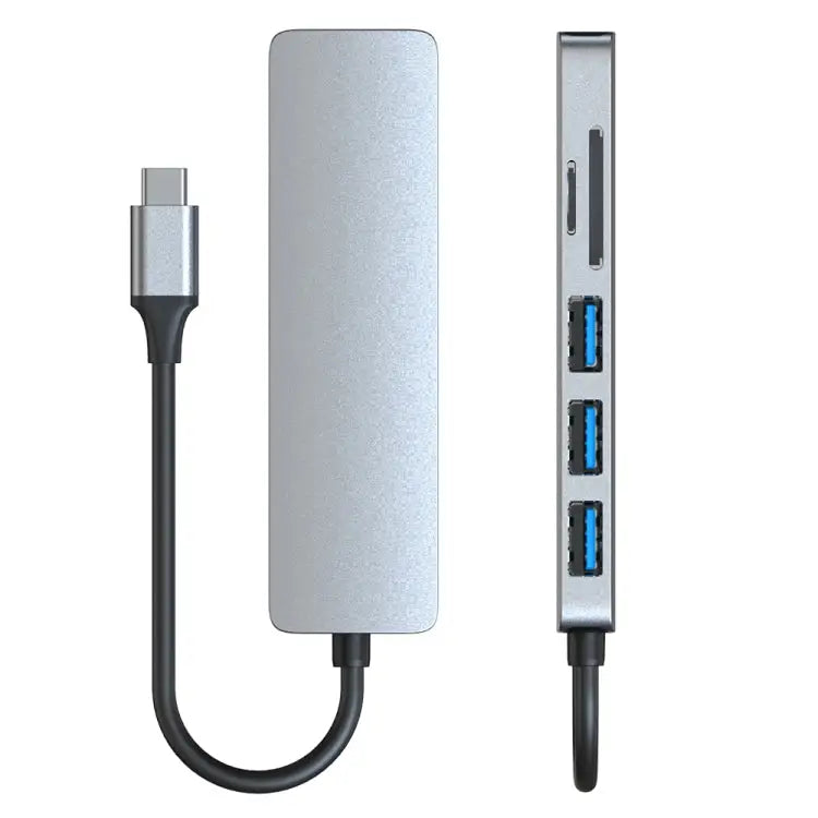 6-in-1 USB-C / Type-C to USB Docking Station HUB Adapter 6 in 1 - 6 in 1