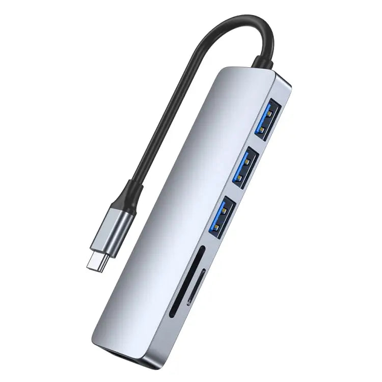 6-in-1 USB-C / Type-C to USB Docking Station HUB Adapter 6 in 1 - 6 in 1