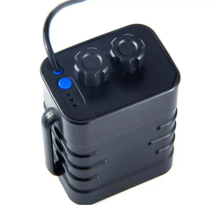 6 Sections 18650 Battery Multi-function Mobile Power Box with 8.4v Round Head & 5v USB Dual Voltage Output Without
