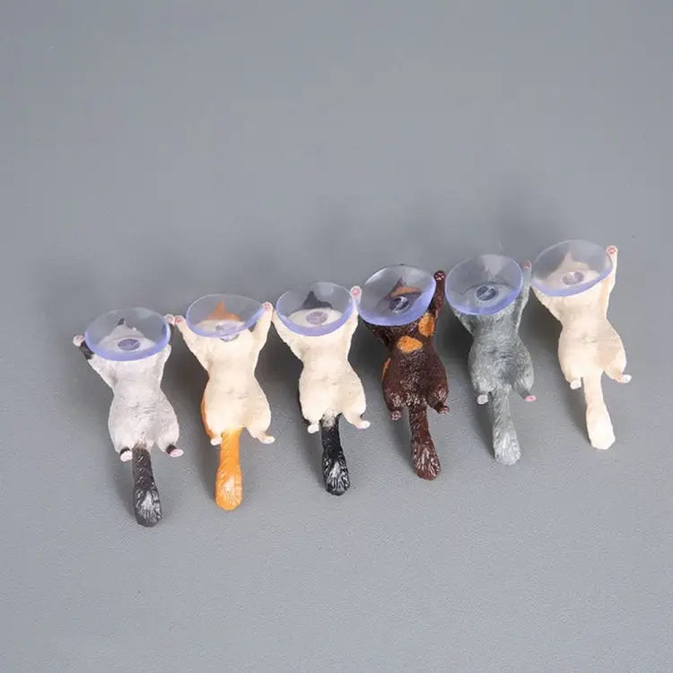 60 PCS Sucker Design Cute Cat Smartphone Holder White Gray Orange Brown orange Black White 02