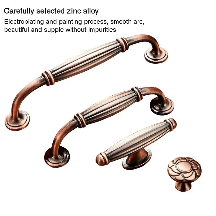 6029-96 Solid Wood Furniture Cabinet Handle Red Bronze Handles 6029-96 - 6029-96